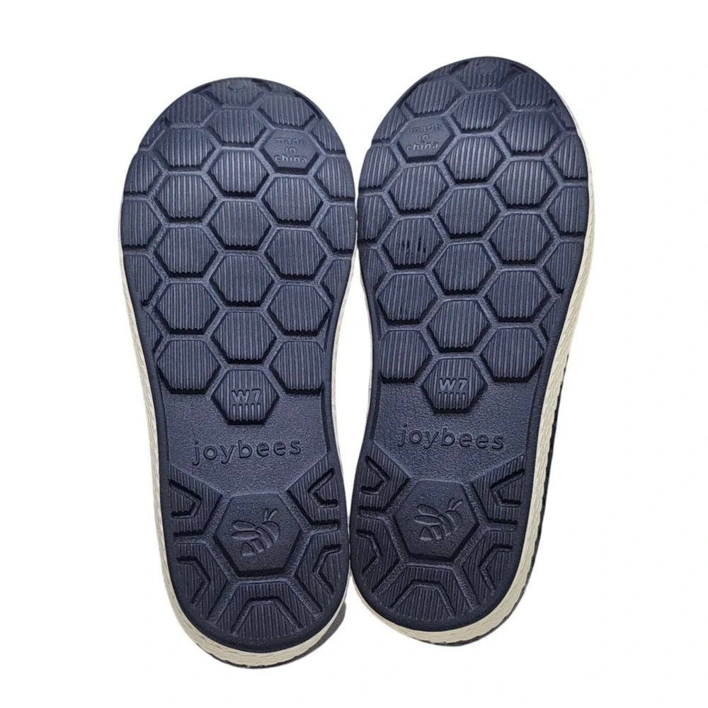 Joybees Eva Navy‎ Anchors Espadrille Comfort Shoes Womens Size 7
